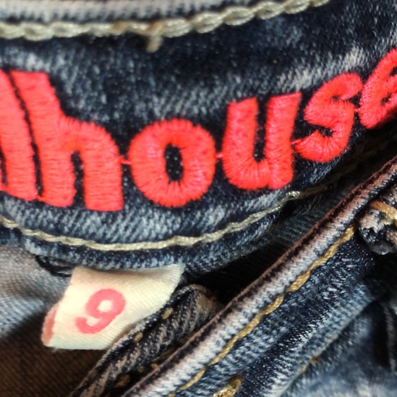 DOLLHOUSE High Waist Distressed Jeans size 9 - Picture 5 of 8